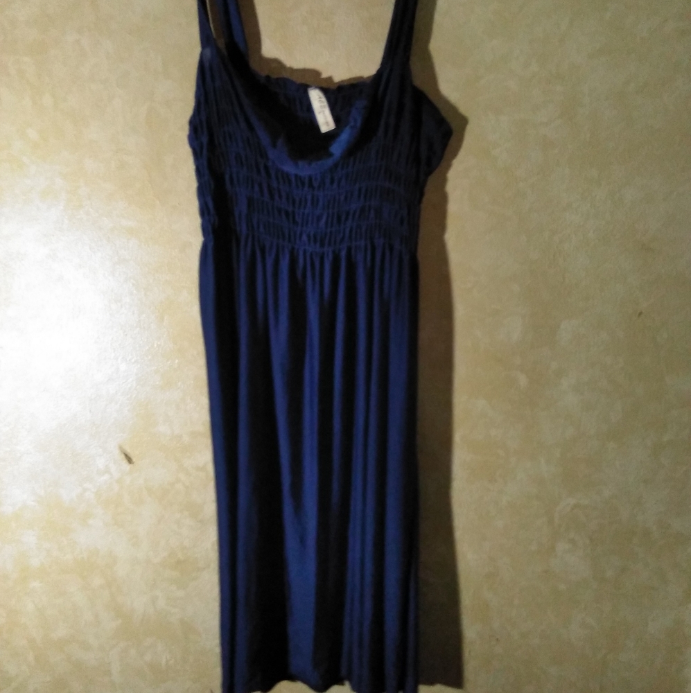 Dress, ACE Fashion, Large, Dark Blue